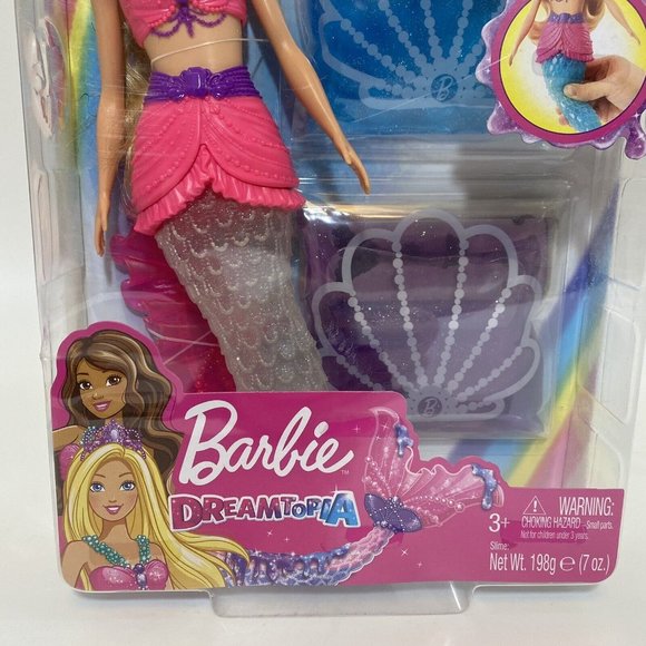 Barbie Doll Dreamtopia Slime Mermaid Doll + 2 Glitter Slime Packets Girl Gift - Picture 4 of 5